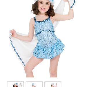 Blue Raindrop Kids Costume